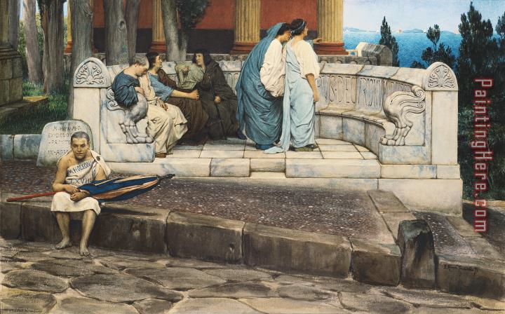 Sir Lawrence Alma-Tadema An Exedra